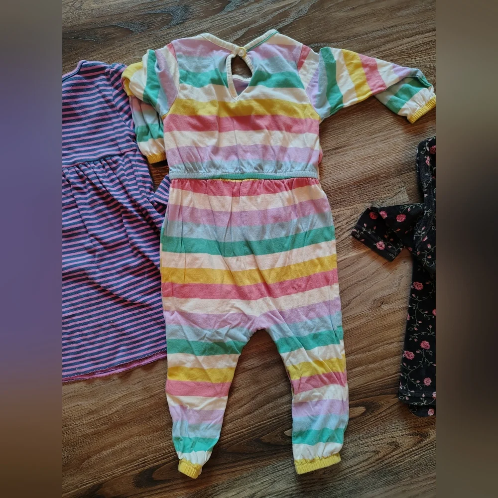 Lot 5 Toddler Girls Clothes 18-24mo OshKosh Old‎ Navy Dresses Jeans Capris
